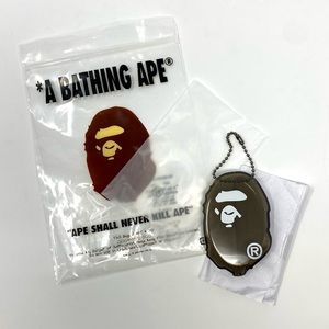 BAPE, APE HEAD CLEAR COIN CASE, CLEAR BLACK, new condition in original package